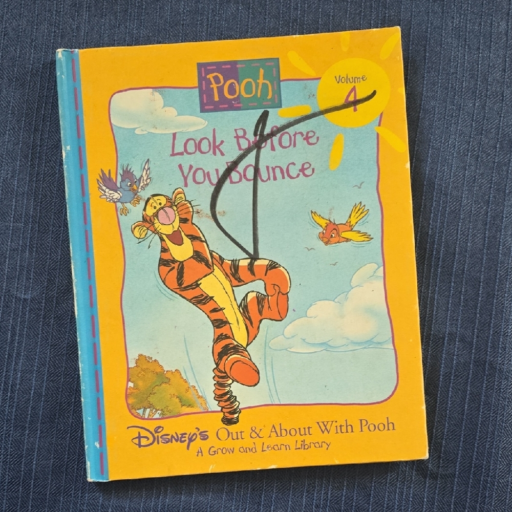Pooh Look Before You Bounce Kids Book